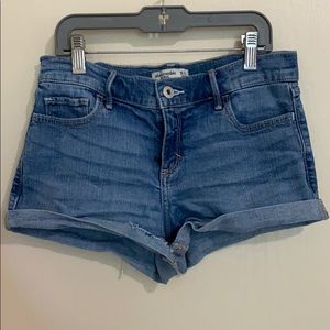 Denim shorts